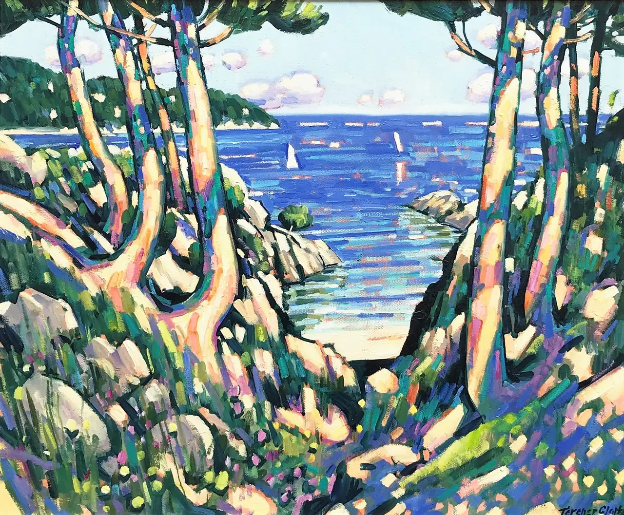 Terence Clarke - sea view port d'alon